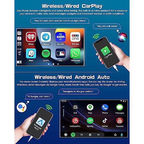 【並行輸入品】Roinvou 2+64G Android CarPlay Stereo for 2013 2017 Honda Civic(L