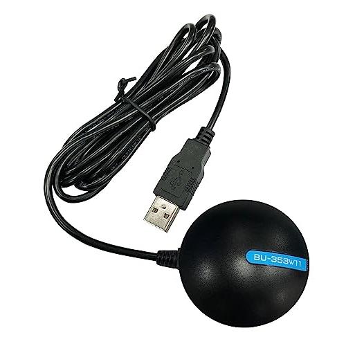 【並行輸入品】GlobalSat BU 353 W11 GPS GNSS 位置センサー ブラック GlobalSat BU 353 W11 GP_1