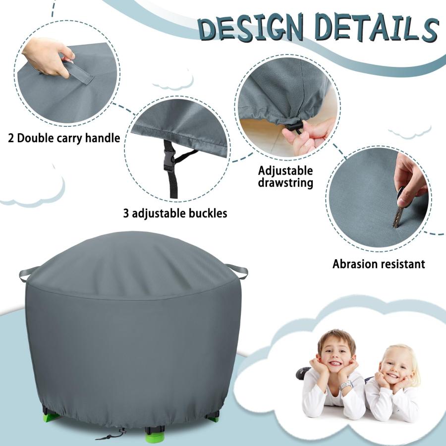 【並行輸入品】TORUTA Kids Water Table Cover 34in Round Waterpark Play Table Coの画像