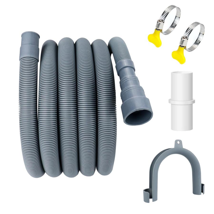 【並行輸入品】GCGOODS 複数直径デザイン 洗濯機排水ホース 6フィート フレキシブル排水ホース 延長キット 波型ワッシャー排出ホース 延長 | 