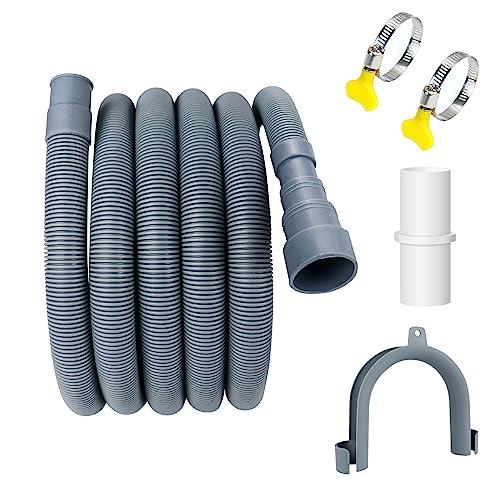 【並行輸入品】GCGOODS 複数直径デザイン 洗濯機排水ホース 6フィート フレキシブル排水ホース 延長キット 波型ワッシャー排出ホース 延長 |  | 01