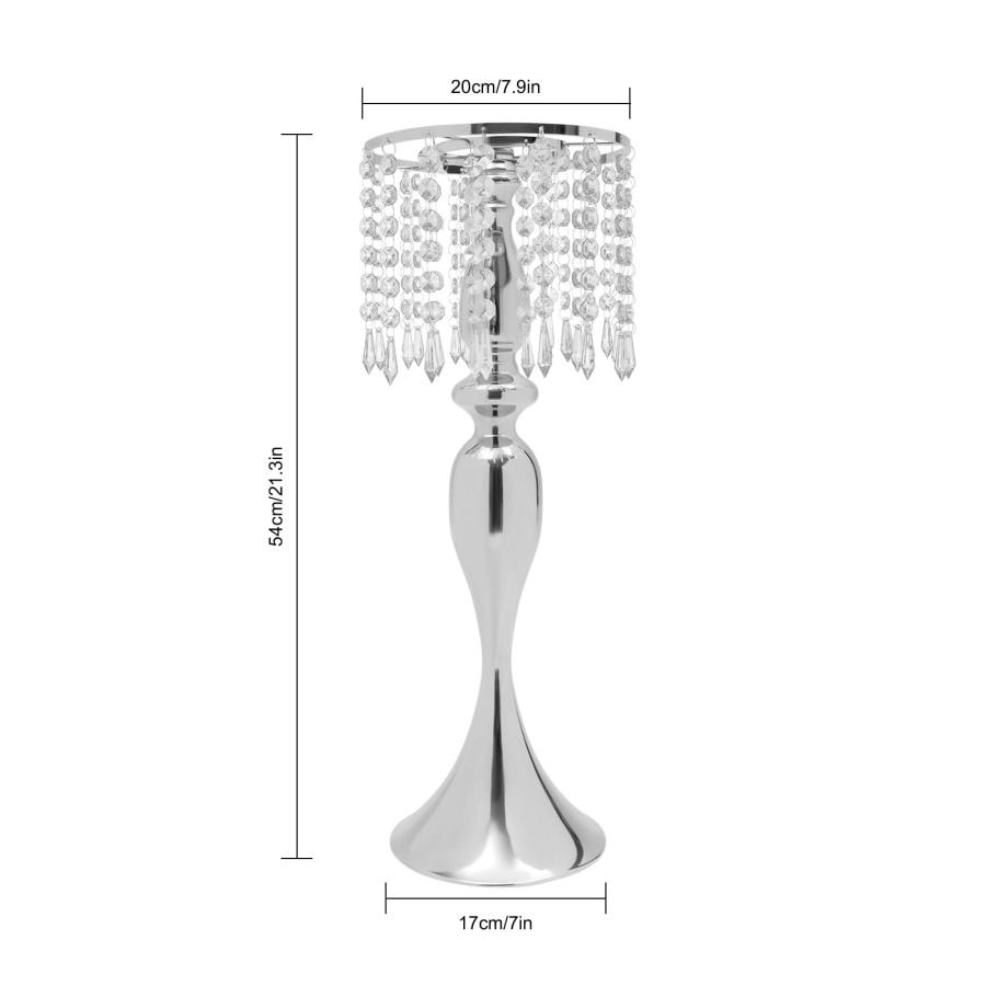 【並行輸入品】10 PCS Metal Silver Flower Vase for Wedding Table Centerpieces,の画像