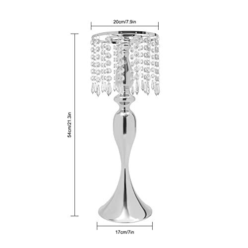 【並行輸入品】10 PCS Metal Silver Flower Vase for Wedding Table Centerpieces,の画像