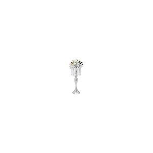 【並行輸入品】10 PCS Metal Silver Flower Vase for Wedding Table Centerpieces,の画像