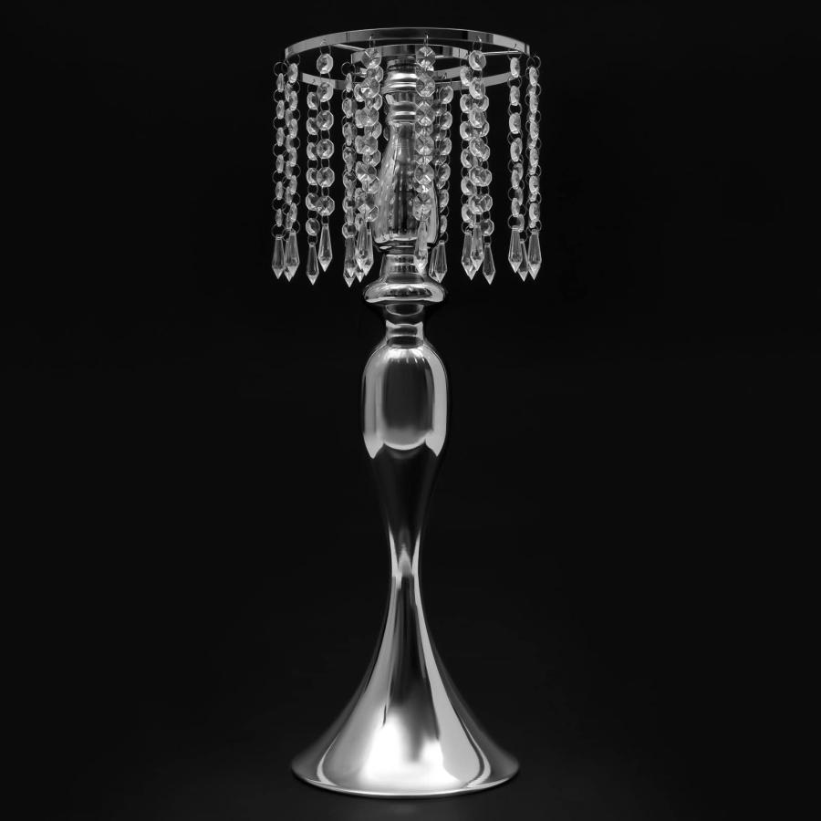 【並行輸入品】10 PCS Metal Silver Flower Vase for Wedding Table Centerpieces,の画像