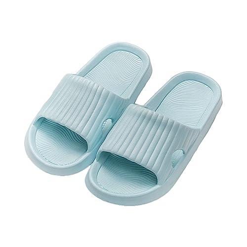 【並行輸入品】[Dressnu] 女性用ホームスリッパ 滑り止め付き バスルーム バスインドア 青 24.5 cm Dressnu Female_1