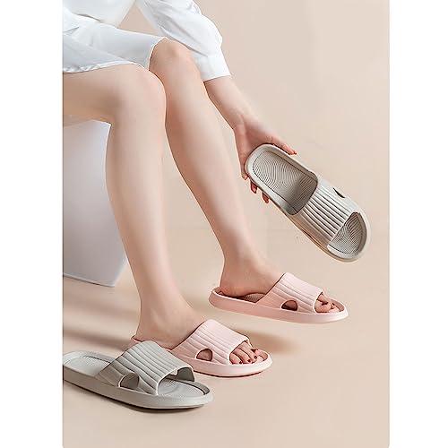 【並行輸入品】[Dressnu] 女性用ホームスリッパ 滑り止め付き バスルーム バスインドア 青 24.5 cm Dressnu Female_4