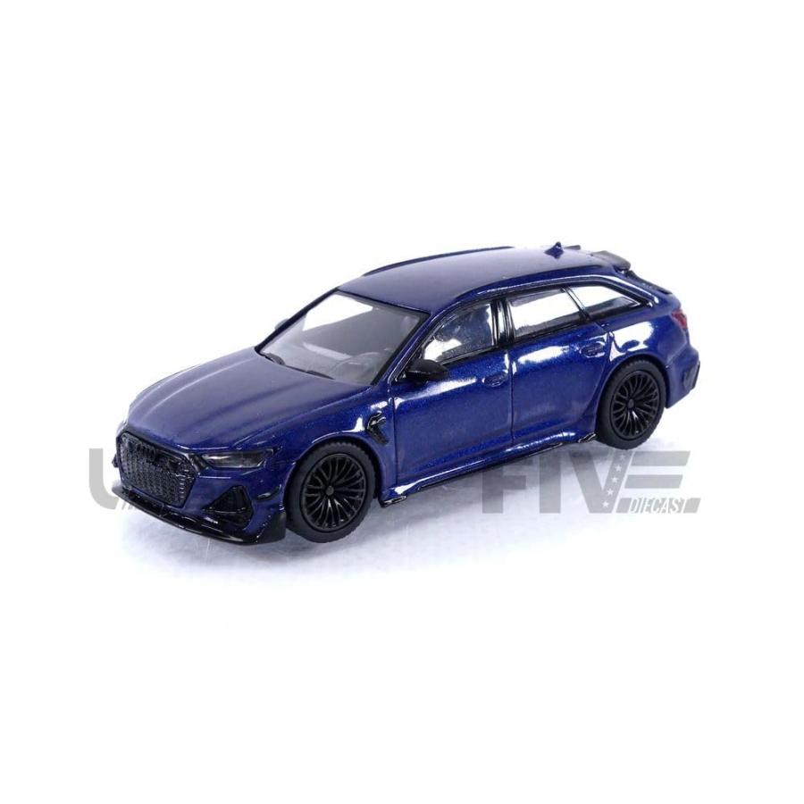 【並行輸入品】TrueScale Miniatures MINI GT 1/64 アウディ ABT RS6 R ナバーラブルーメタリック 左ハンの画像