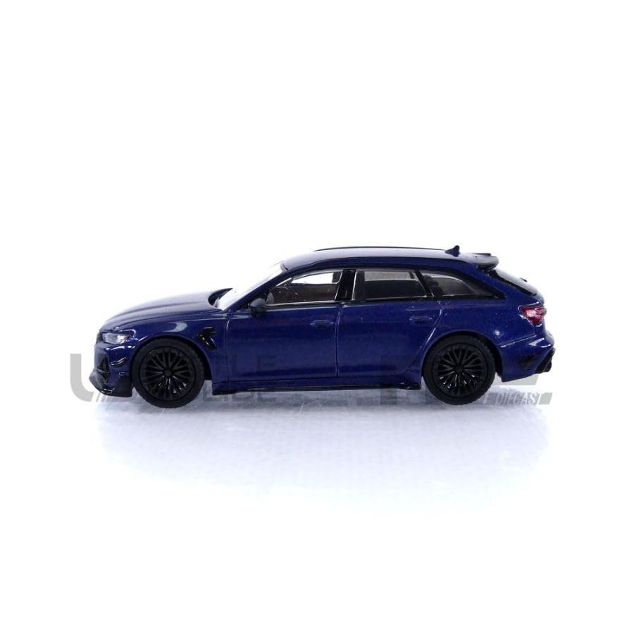 【並行輸入品】TrueScale Miniatures MINI GT 1/64 アウディ ABT RS6 R ナバーラブルーメタリック 左ハンの画像
