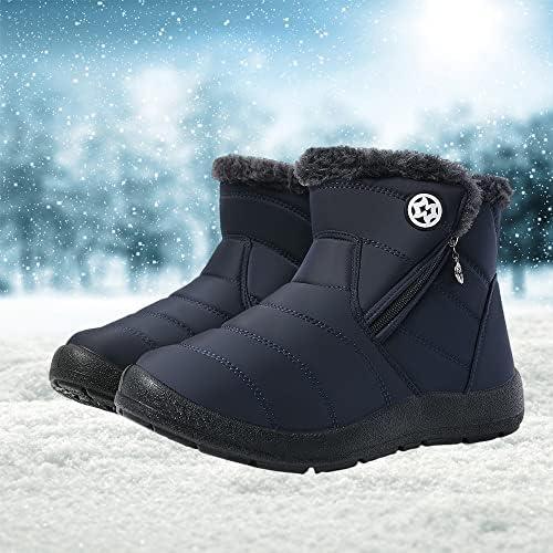 並行輸入品】Eagsouni Womens Snow Boots Fur Lined Winter Anti  display picture 2
