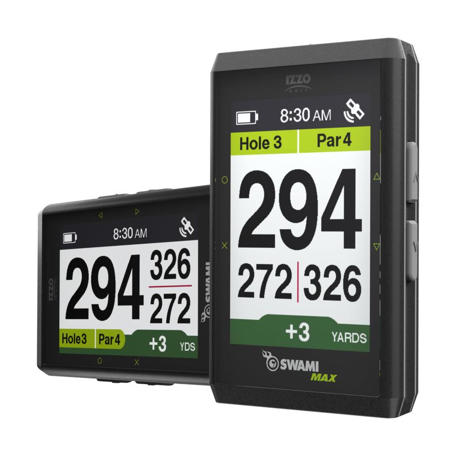 【並行輸入品】IZZO Golf Swami Max ハンドヘルドGPSユニット 距離計 ゴルフGPS 特大カラースクリーン付き ゴルフ距離_2