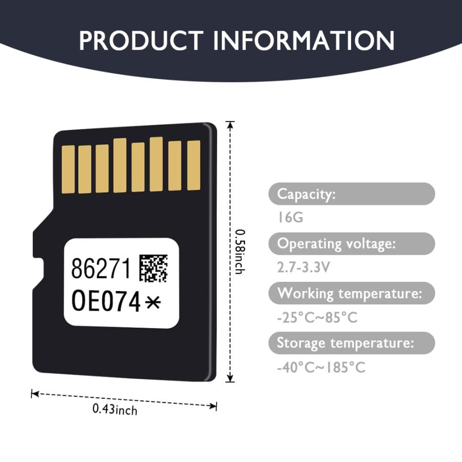 【並行輸入品】GPSナビゲーションSDカード 車用 2023年 アメリカ/カナダ地図同期ナビゲーションマイクロSDカード 86271 0E074 |  | 03