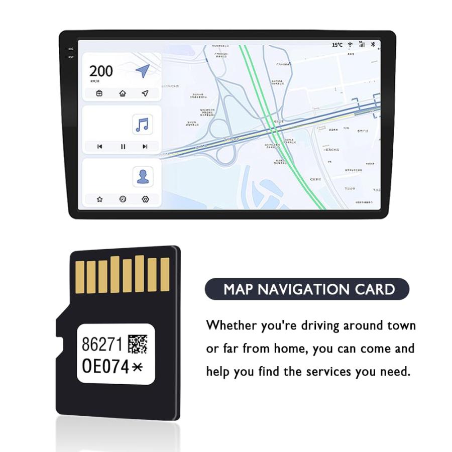 【並行輸入品】GPSナビゲーションSDカード 車用 2023年 アメリカ/カナダ地図同期ナビゲーションマイクロSDカード 86271 0E074 |  | 09