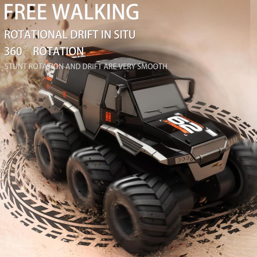 【並行輸入品】KB KAIBO 8WD 水陸両用モンスタートラック 2.4G オフロード 防水 1:12 ビッグリモートコントロールカー 男の子の画像