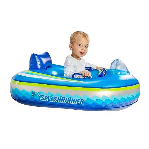 【並行輸入品】リモートコントロール電動ベビーランナーボート 究極の幼児用プールおもちゃ 親用 Remote Control Motorizedの画像