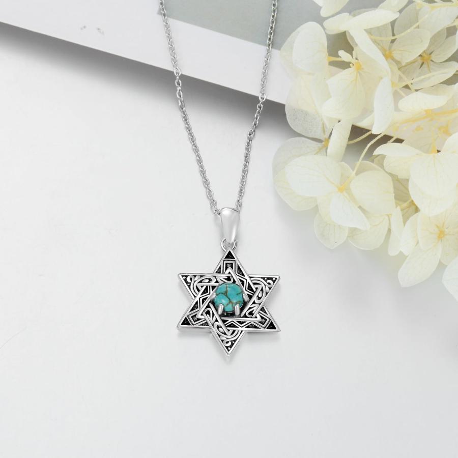 ペンダント　ネックレス　ターコイズ　スターリング　ヴィンテージ ターコイズ ネックレス ペンダントトップ メンズ レディース シルバー