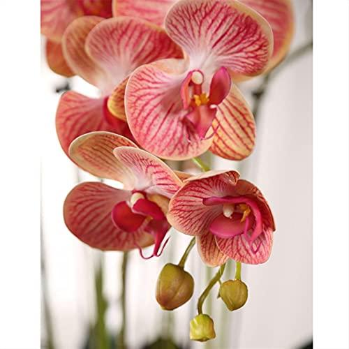 【並行輸入品】Artificial Flower in Pot Artificial Flowers Fake Phalaenopsis Boの画像
