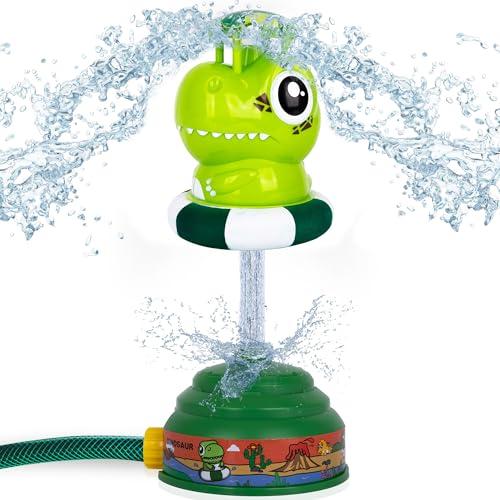 【並行輸入品】ArtCreativity 恐竜ウォーターロケットランチャー 子供用 恐竜スプリンクラー 裏庭やアウトドアの楽しみに 屋外で楽しむの画像