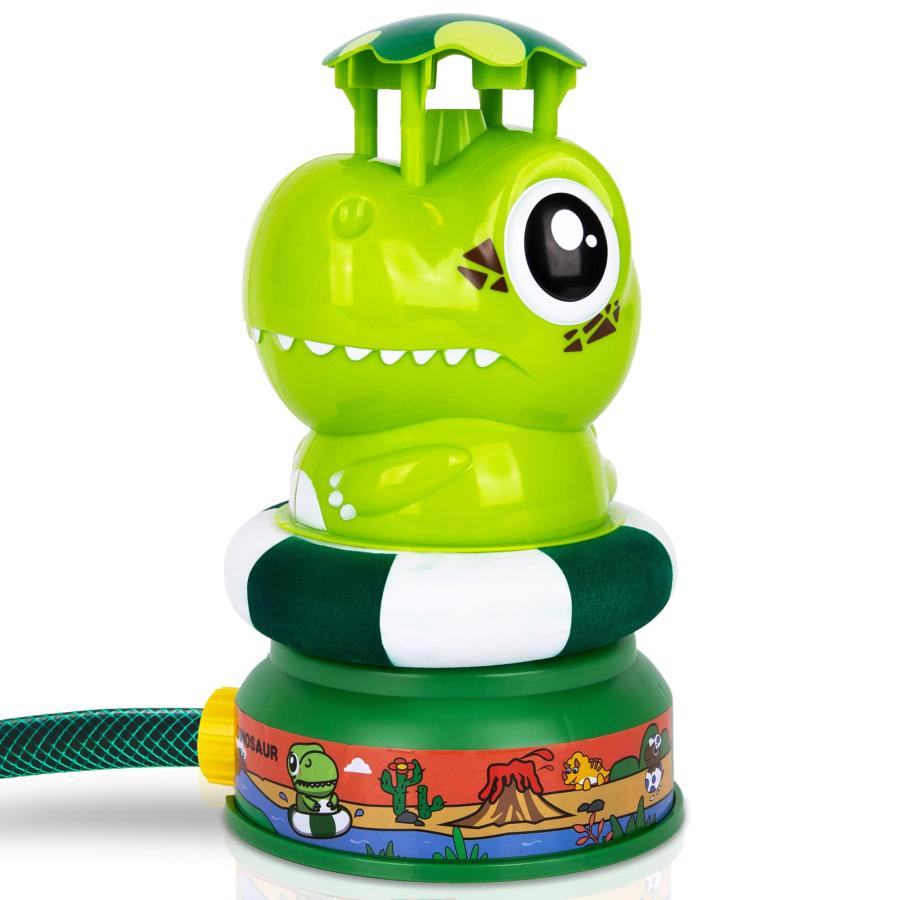【並行輸入品】ArtCreativity 恐竜ウォーターロケットランチャー 子供用 恐竜スプリンクラー 裏庭やアウトドアの楽しみに 屋外で楽しむの画像