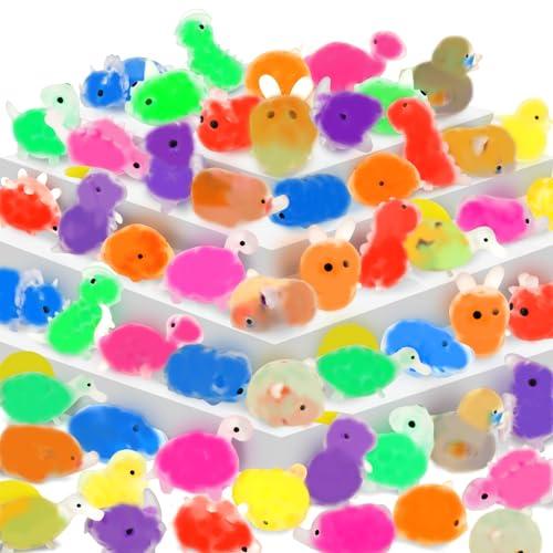 【並行輸入品】ミニフィジェットアニマルスクイーズおもちゃ:55個 小さなおもちゃ 子供用景品 パーティー記念品 ウォータービーズ ストレスボール |  | 04