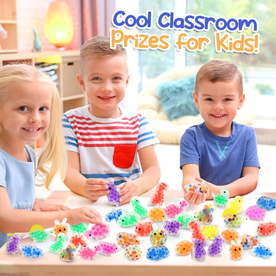 【並行輸入品】ミニフィジェットアニマルスクイーズおもちゃ:55個 小さなおもちゃ 子供用景品 パーティー記念品 ウォータービーズ ストレスボール |  | 06