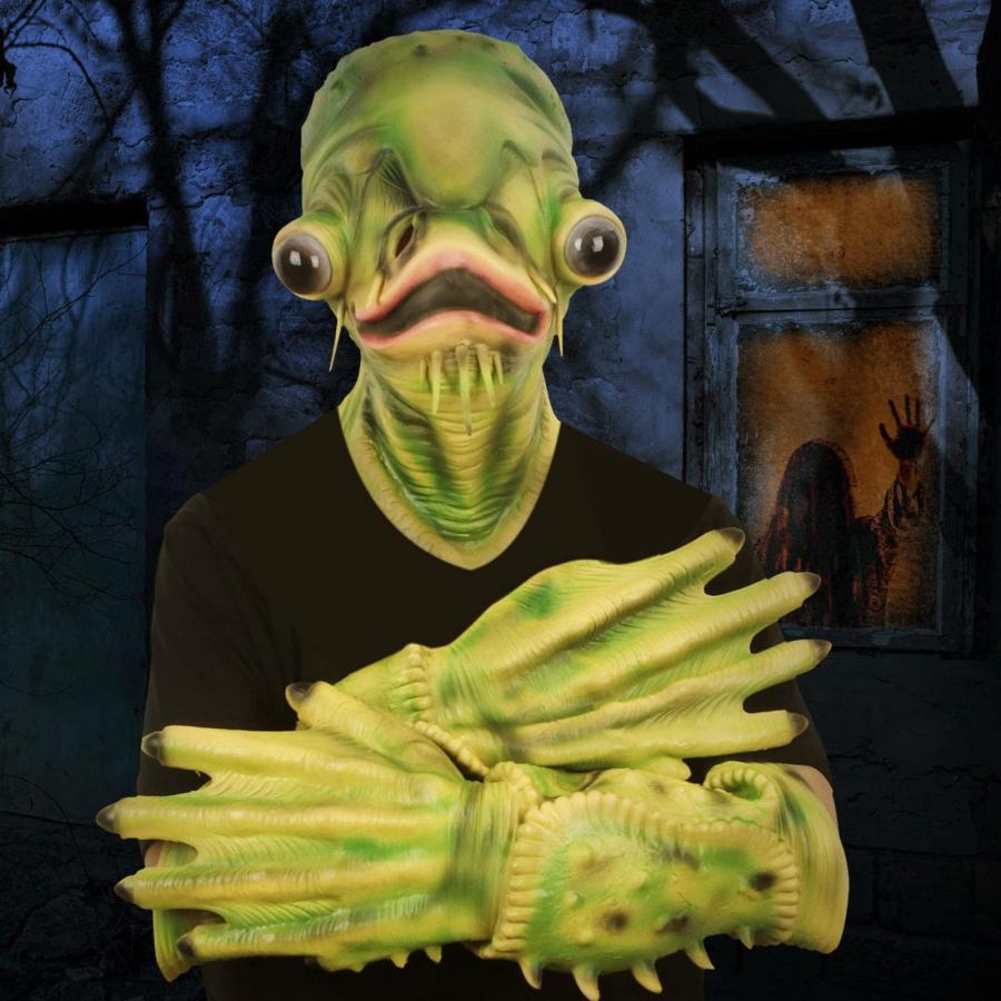 【並行輸入品】Halloween Party 9 Halloween Catfish Green Fish Headgear Cosplayの画像