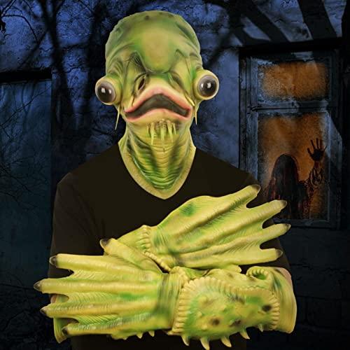 【並行輸入品】Halloween Party 9 Halloween Catfish Green Fish Headgear Cosplayの画像