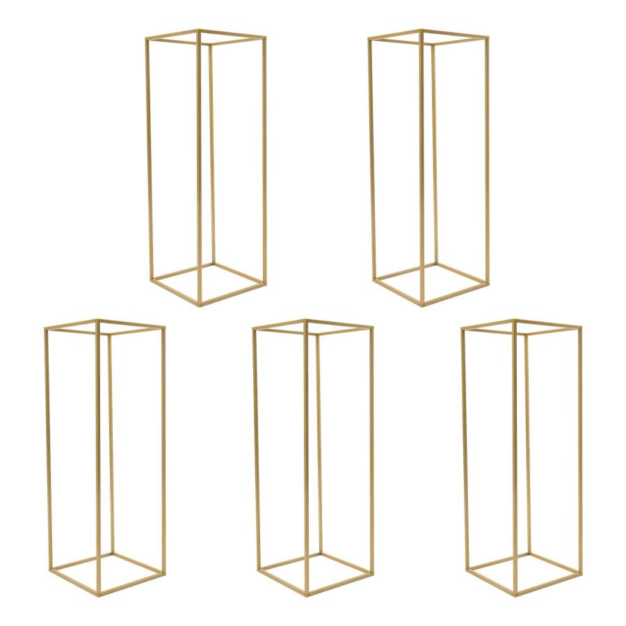 【並行輸入品】HENHAIY Flower Stand Wedding， 5X Metal Table Flower Vase Stand，_9