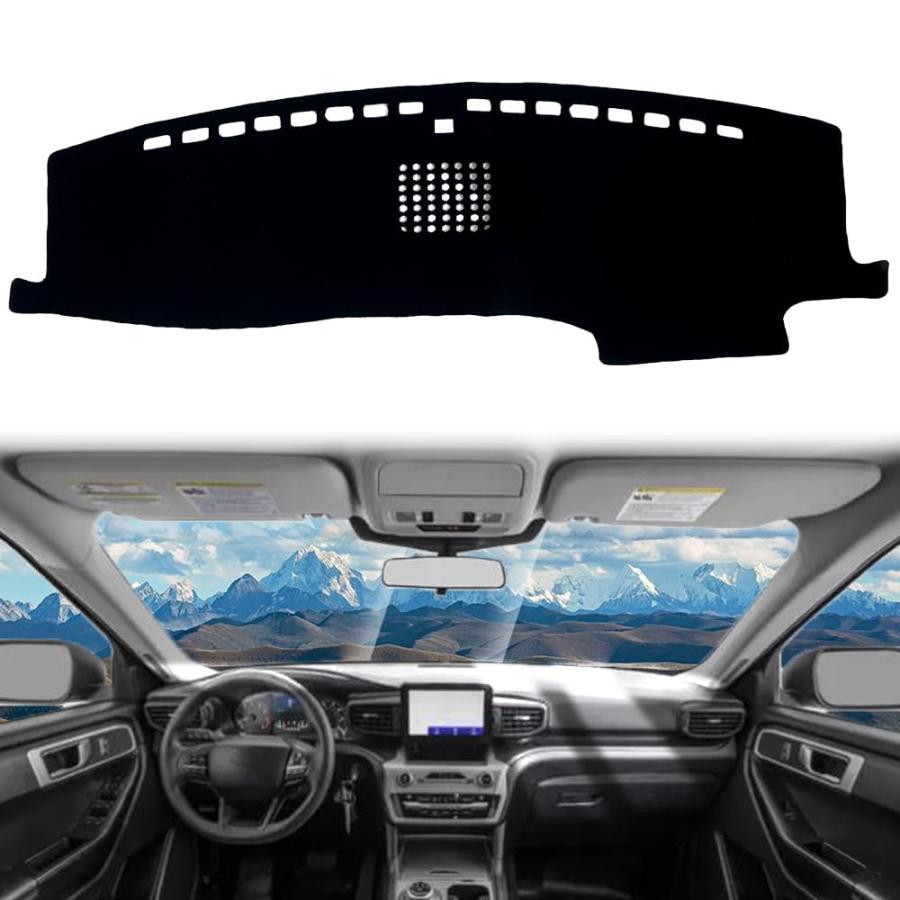 【並行輸入品】V CisxviLC ダッシュボードカバー Ford Explorer 2020 2021 2022 2023用 ダッシュカバー | 
