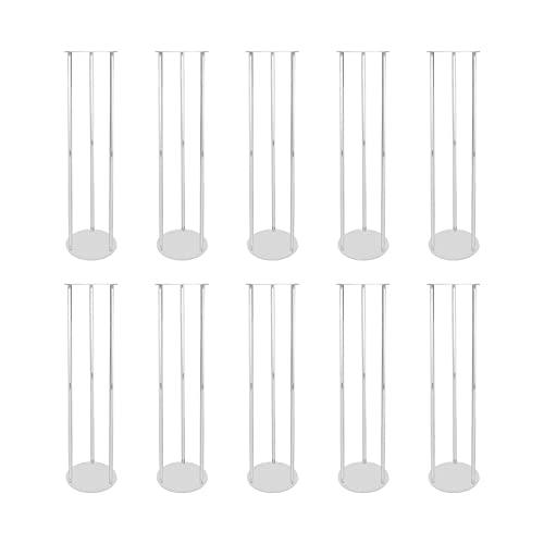 【並行輸入品】LOYALHEARTDY 10PCS Clear Flower Vase for Centerpieces， 39.4inch_1