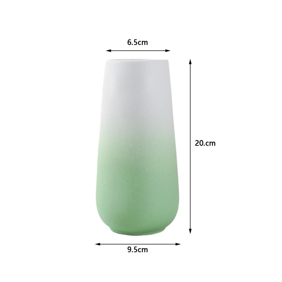 【並行輸入品】Mini Flower Vase Minimalism Style Modern Boho Vase, Gradient Gre_3