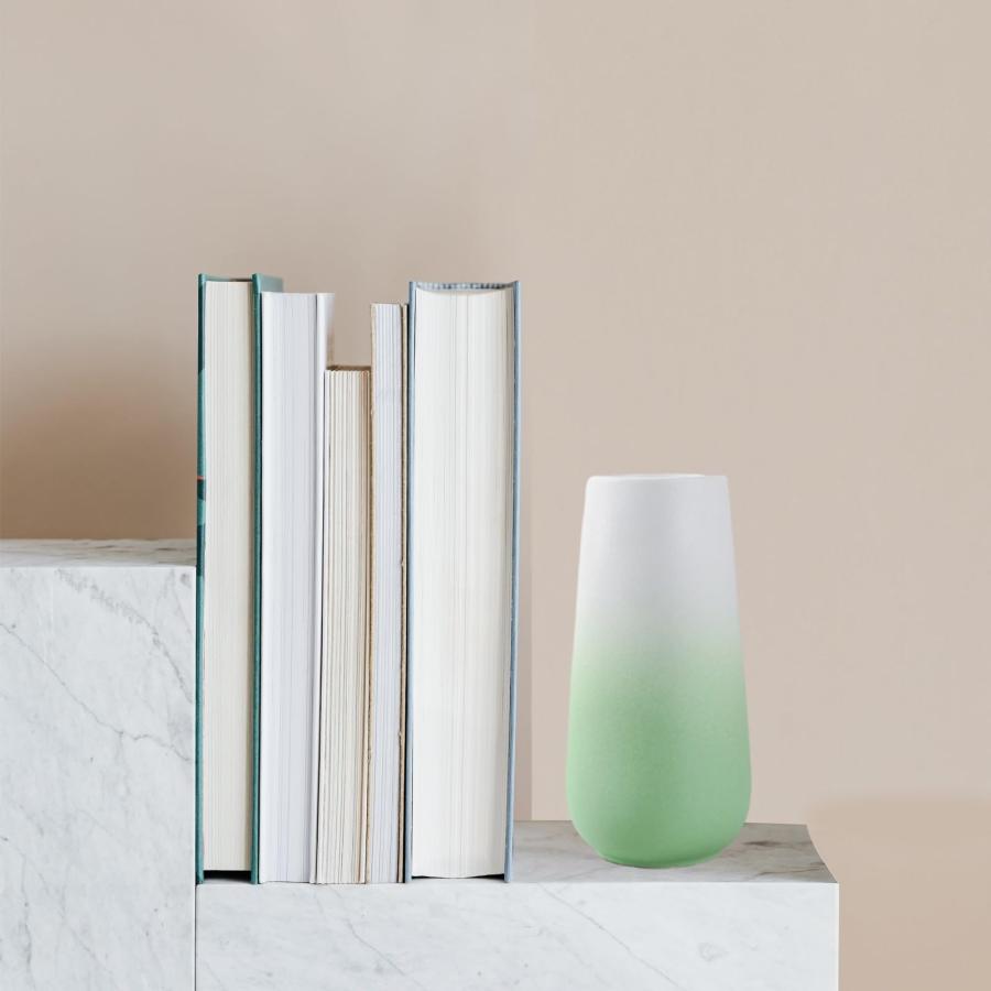 【並行輸入品】Mini Flower Vase Minimalism Style Modern Boho Vase, Gradient Gre_9
