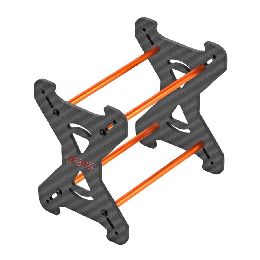 【並行輸入品】TCRC カーボンファイバー 1インチ ホイール タイヤラック 1/18 1/24 RCクローラーカー SCX24 AX24 TR | 