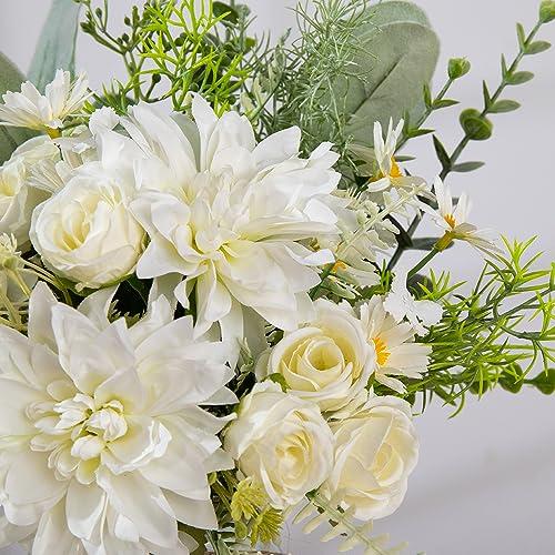 並行輸入品】LESING 花瓶に入った造花、シルクフェイクフラワー