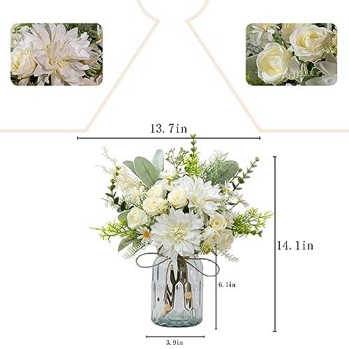 並行輸入品】LESING 花瓶に入った造花、シルクフェイクフラワー