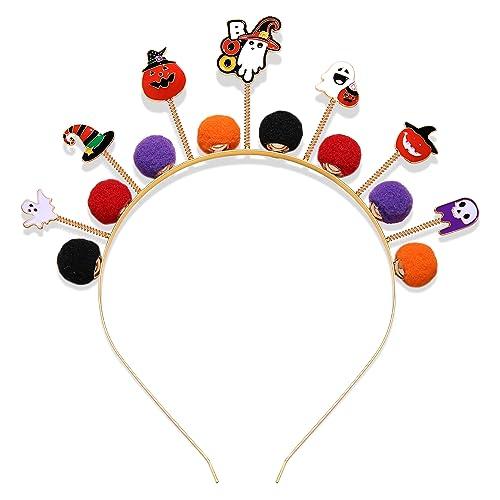 【並行輸入品】HSWE Halloween Headbands Funny Witch Hat Pumpkin Spooky Ghost BO