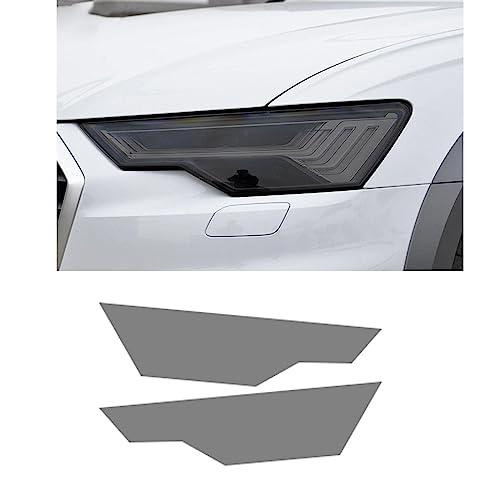 【並行輸入品】ヘッドライト保護フィルム に適合するAudi A6 2019 2020 スモークブラック車のヘッドライト保護フィルム スクラッチ_4