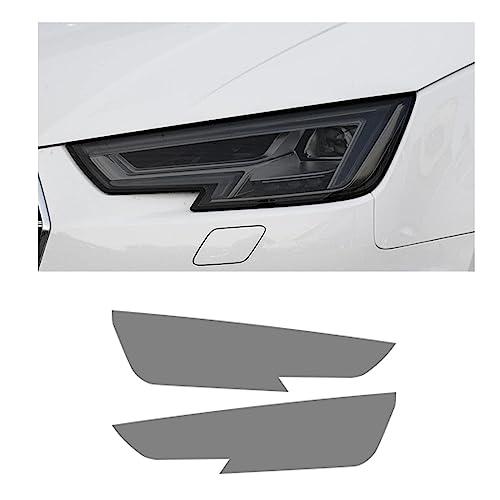 【並行輸入品】ヘッドライト保護フィルム に適合するAudi A4 2016 2019 スモークブラック車のヘッドライト保護フィルム スクラッチ_4