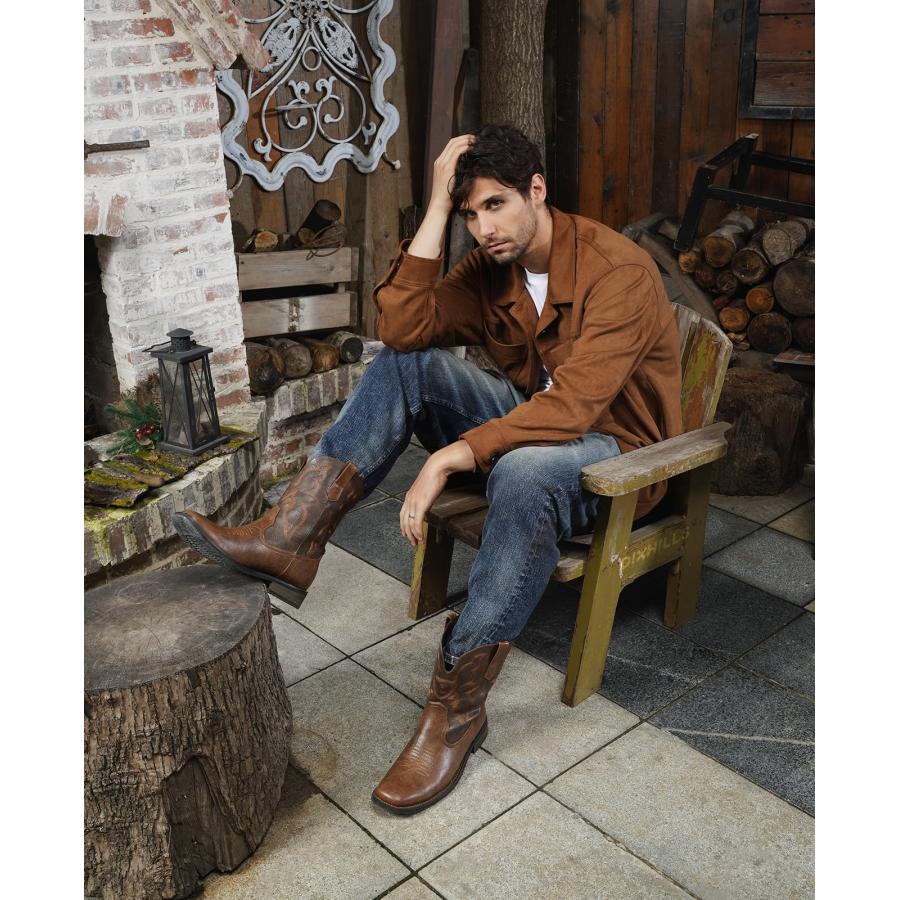 並行輸入品】Dixhills カウボーイブーツ メンズ ウエスタンブーツ