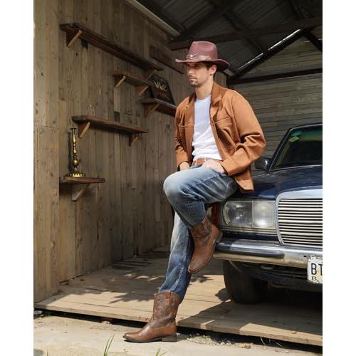 並行輸入品】Dixhills カウボーイブーツ メンズ ウエスタンブーツ