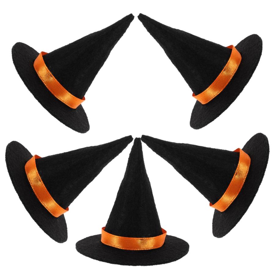 並行輸入品】FONDOTIN 5個 ミニ魔女帽子キャップ ハロウィン装飾