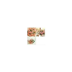 【並行輸入品】CAIMIAO Decor Artificial Flowers with Vase Rose Decoration Floweの画像