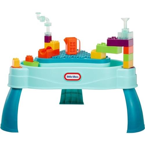 【並行輸入品】Little Tikes Build \u0026 Splash Water Table with 25 Piece Accessorieの画像