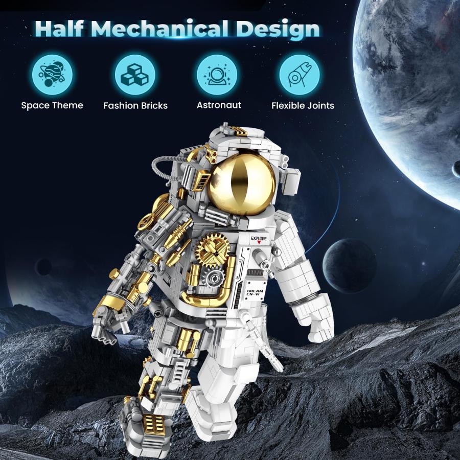 【並行輸入品】HBUDS Stem Kits Space Exploration Astronaut Toys, Building Kit,の画像
