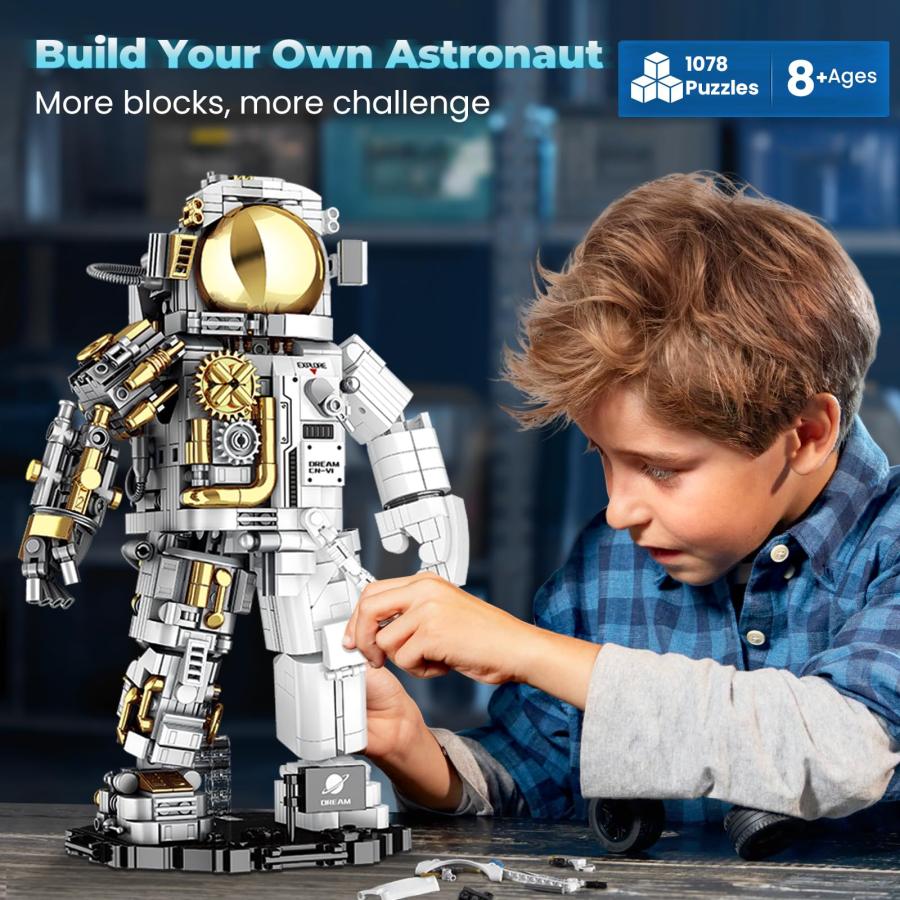 【並行輸入品】HBUDS Stem Kits Space Exploration Astronaut Toys, Building Kit,の画像