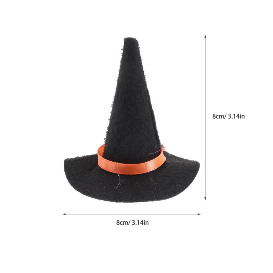 並行輸入品】IMIKEYA ミニウィッチハット ほうき: 12個 ミニチュア