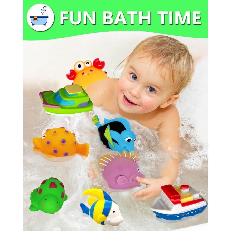 並行輸入品】Bath Toys for Babies 6 12 18 24 Months Infant Kids