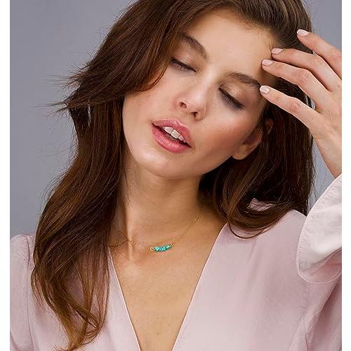 【並行輸入品】YDJIA ハンドメイドターコイズネックレス レディース 本物のターコイズジュエリー ターコイズペンダントネックレス ウエスタンジ |  | 04