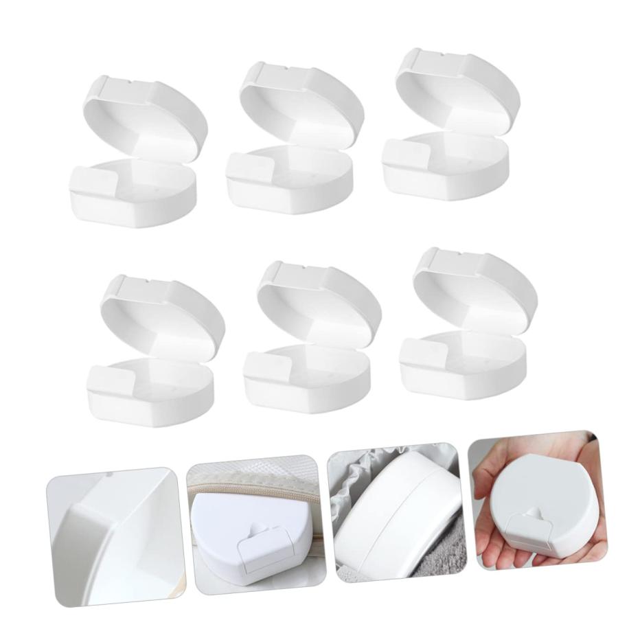 Zerodeko 12 pcs Travel soap Box soap Dish with lids bar containe 並行輸入品｜allinone-d｜10