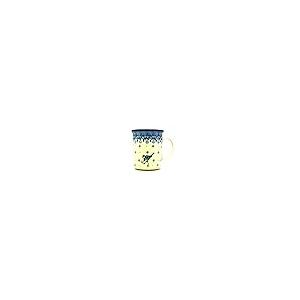 【並行輸入品】Polish Pottery Mug   Big Straight Sided   Bluebird_1
